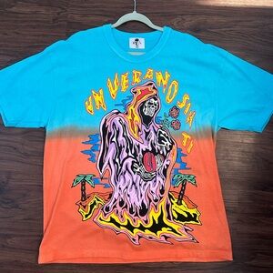 Warren Lotas x Bad Bunny - Un Verano Sin Ti Ombre Tee Shirt IN HAND SIZE XL